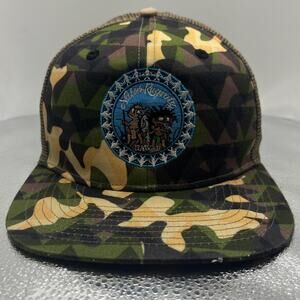 Double Portion Supply Hat Camo Snapback Hawaii Streetwear DP Cap